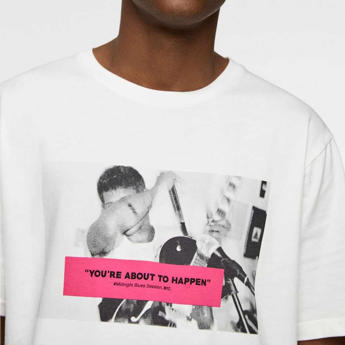 Contrast Print T-shirt - immagine 4